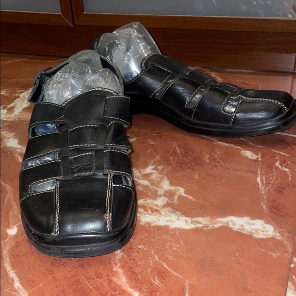 Men\'s Classic Black Leather Sandals main image 8